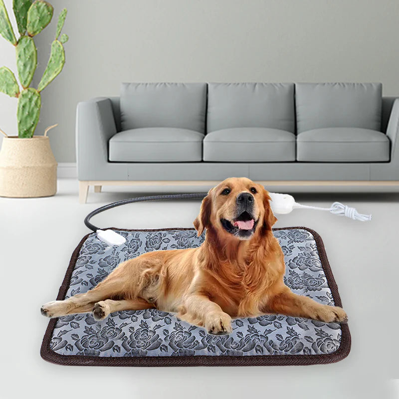 Cozy Up Your Pets This Winter! 🐾☀️ Get the Ultimate Electric Heated Pad for Dogs & Cats – Waterproof & Chew-Resistant! ❄️❤️