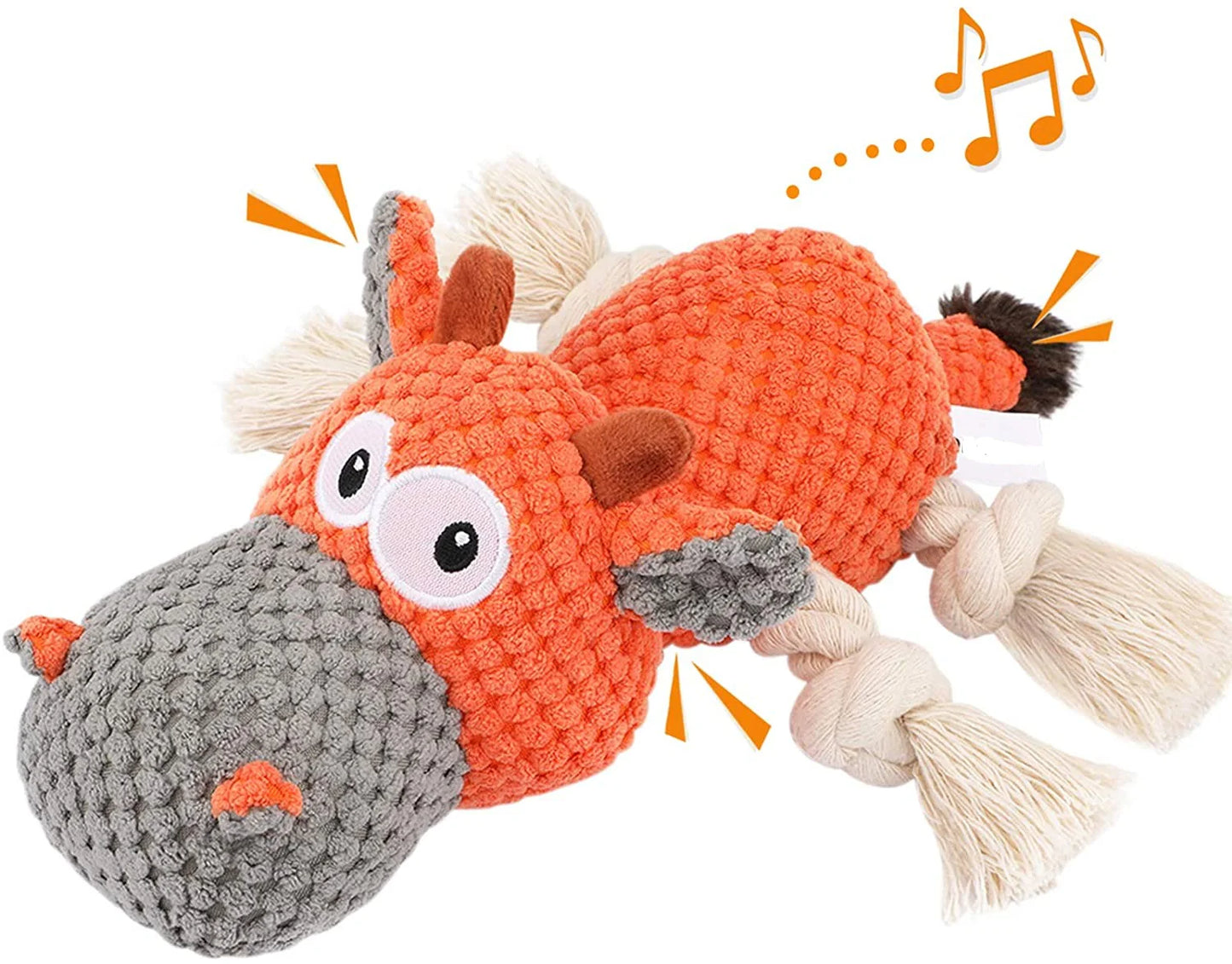 Durable Plush Squeaky Toy for Large Aggressive Chewers