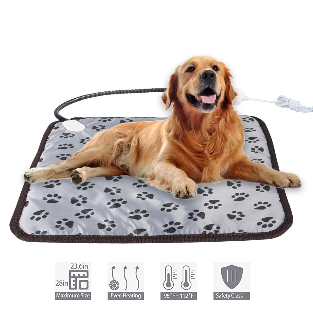 Cozy Up Your Pets This Winter! 🐾☀️ Get the Ultimate Electric Heated Pad for Dogs & Cats – Waterproof & Chew-Resistant! ❄️❤️