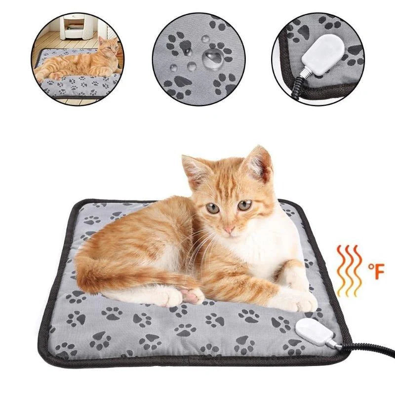 Cozy Up Your Pets This Winter! 🐾☀️ Get the Ultimate Electric Heated Pad for Dogs & Cats – Waterproof & Chew-Resistant! ❄️❤️